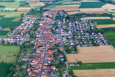 Freckenfeld in the state Rhineland-Palatinate, Germany from above
