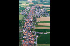 Freckenfeld in the state Rhineland-Palatinate, Germany out of the air