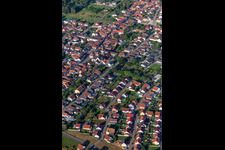 District Schaidt in Wörth am Rhein in the state Rhineland-Palatinate, Germany seen from a drone