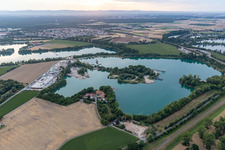 Speyer in the state Rhineland-Palatinate, Germany from above