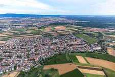 Oblique view of Brühl in the state Baden-Wuerttemberg, Germany