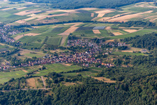 Rott in the state Bas-Rhin, France from the drone perspective