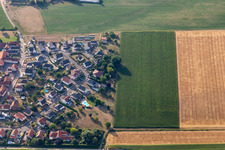 Drone image of Schleithal in the state Bas-Rhin, France