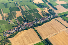 Vollmersweiler in the state Rhineland-Palatinate, Germany out of the air