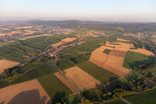 Niederhorbach in the state Rhineland-Palatinate, Germany from above