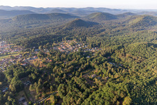 Aerial photograpy of Ludwigswinkel in the state Rhineland-Palatinate, Germany