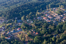 Ludwigswinkel in the state Rhineland-Palatinate, Germany from above