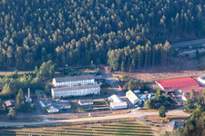 Industrial park Petersbächel in the district Petersbächel in Fischbach bei Dahn in the state Rhineland-Palatinate, Germany