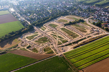 Aerial photograpy of Höhenweg 2 development area in Kandel in the state Rhineland-Palatinate, Germany