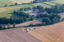 Well construction at Erlenbach in Kandel in the state Rhineland-Palatinate, Germany