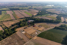 Wanzheimer Mühle horse farm in Rheinzabern in the state Rhineland-Palatinate, Germany