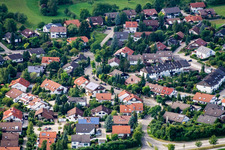 Aerial photograpy of Ehbühl, Kirchhalde in Herrenberg in the state Baden-Wuerttemberg, Germany