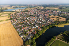 Leimersheim in the state Rhineland-Palatinate, Germany out of the air