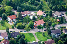 Ehbühl, Kirchhalde in Herrenberg in the state Baden-Wuerttemberg, Germany seen from above