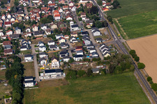 Minfeld in the state Rhineland-Palatinate, Germany from above
