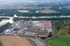 Dismantling of the nuclear power plant, space for direct current in Philippsburg in the state Baden-Wuerttemberg, Germany
