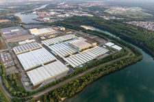 Daimler GLC on the island of Green in Germersheim in the state Rhineland-Palatinate, Germany