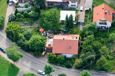 Ehbühl, Kirchhalde in Herrenberg in the state Baden-Wuerttemberg, Germany from a drone