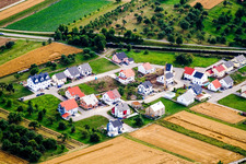 New development area in the district Altingen in Ammerbuch in the state Baden-Wuerttemberg, Germany