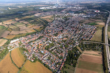Brühl in the state Baden-Wuerttemberg, Germany from above