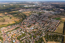 Brühl in the state Baden-Wuerttemberg, Germany out of the air
