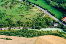 Quarry in the district Reusten in Ammerbuch in the state Baden-Wuerttemberg, Germany