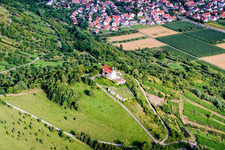 Churches building the chapel Wurmlinger Kapelle - St. Remigius Kapelle in Tuebingen in the state Baden-Wurttemberg, Germany