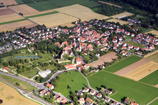 Aerial photograpy of At Tübingen in the district Kilchberg in Tübingen in the state Baden-Wuerttemberg, Germany