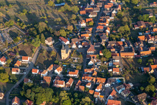 Preuschdorf in the state Bas-Rhin, France out of the air