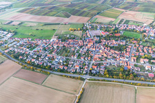 District Kapellen in Kapellen-Drusweiler in the state Rhineland-Palatinate, Germany viewn from the air
