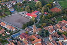 Protestant parish church in the district Drusweiler in Kapellen-Drusweiler in the state Rhineland-Palatinate, Germany