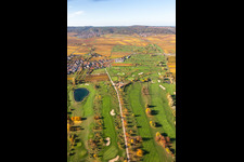 Grounds of the Golf course at Golfgarten Deutsche Weinstrasse - Dackenheim - GOLF absolute in Dackenheim in the state Rhineland-Palatinate, Germany from above