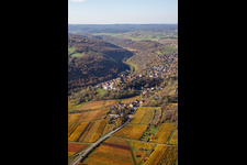 Neuleiningen in the state Rhineland-Palatinate, Germany out of the air