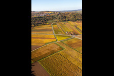 Oblique view of Battenberg in the state Rhineland-Palatinate, Germany