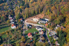 Aerial view of Holiday home Slevogtstr in Leinsweiler in the state Rhineland-Palatinate, Germany