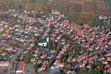 Church building in the village of in the district Schweigen in Schweigen-Rechtenbach in the state Rhineland-Palatinate, Germany