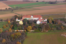 Aerial photograpy of Workshop for hidden talents in Schweighofen in the state Rhineland-Palatinate, Germany