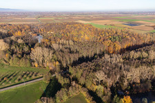Billigheimer Bruch, Horbachtal between Barbelroth, Hergersweiler and Winden in Barbelroth in the state Rhineland-Palatinate, Germany out of the air
