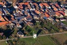 In the bell tithe in Winden in the state Rhineland-Palatinate, Germany from above