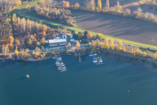 Sailing club RKC Wörth eV at the state harbor in the district Maximiliansau in Wörth am Rhein in the state Rhineland-Palatinate, Germany