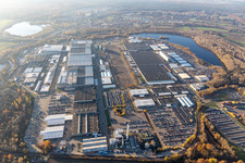 Daimler Truck Plant Wörth in the district Maximiliansau in Wörth am Rhein in the state Rhineland-Palatinate, Germany