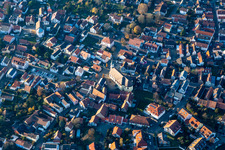 Catholic Church of the Assumption of Mary in the district Maximiliansau in Wörth am Rhein in the state Rhineland-Palatinate, Germany