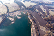 Epple Lake at the Tankgraben in Neuburg am Rhein in the state Rhineland-Palatinate, Germany