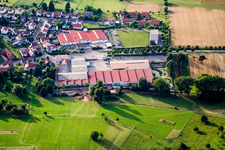 Vogelsitze GmbH, Kleinsteinbacherstraße 44 in the district Stupferich in Karlsruhe in the state Baden-Wuerttemberg, Germany from above