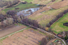 Billigheimer Bruch, flooded biotope at the Flutgraben/Erlenbach in Barbelroth in the state Rhineland-Palatinate, Germany