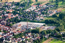 Former factory - building in Stupferich in the state Baden-Wurttemberg, Germany