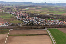 Winden in the state Rhineland-Palatinate, Germany from above