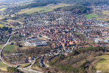 Weil der Stadt in the state Baden-Wuerttemberg, Germany out of the air