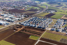 Renningen in the state Baden-Wuerttemberg, Germany out of the air