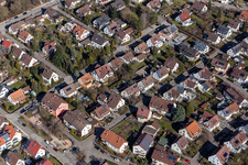 Mozartstr in Renningen in the state Baden-Wuerttemberg, Germany